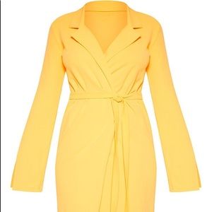 Tall Neon Orange Blazer Dress (READ DESCRIPTION)